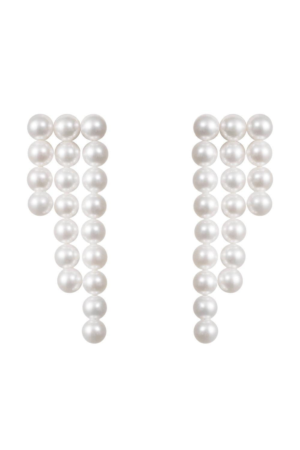 SOPHIE BILLE BRAHE-La Valse Trois Temps Earrings-YELLOW GOLD