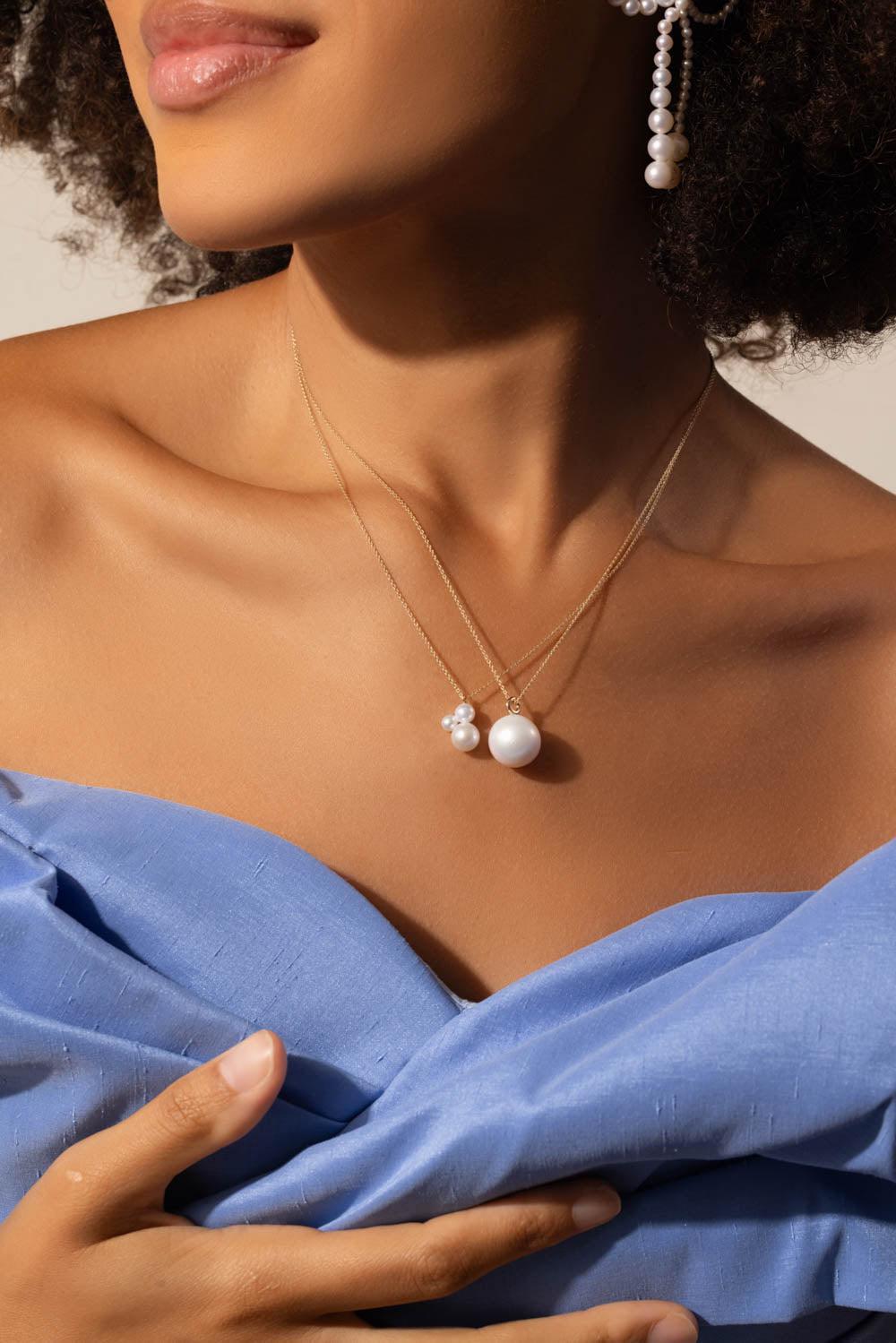 SOPHIE BILLE BRAHE-Stellari Simple Pendant Necklace-YELLOW GOLD