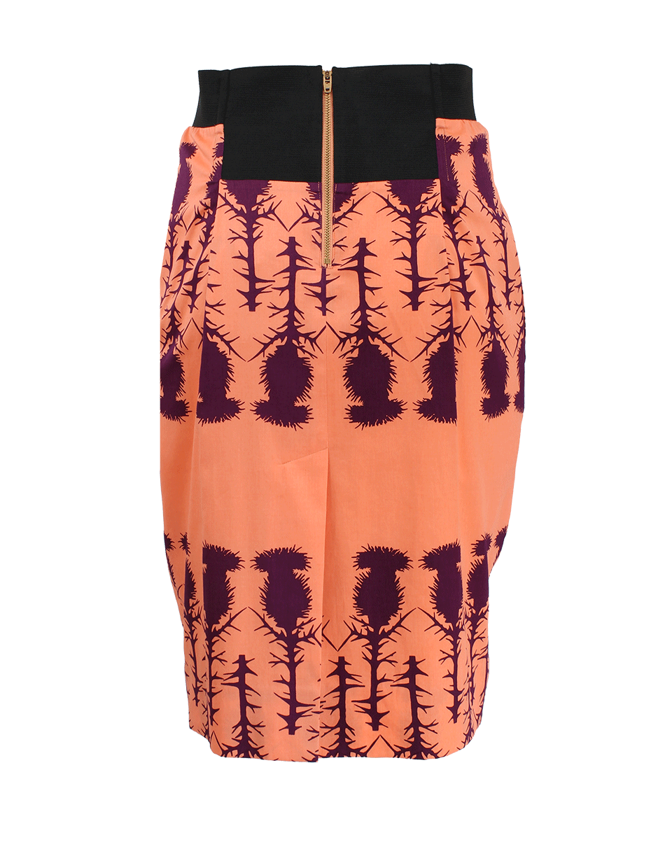 SOPHIE THEALLET-Fit Print Pencil Skirt-