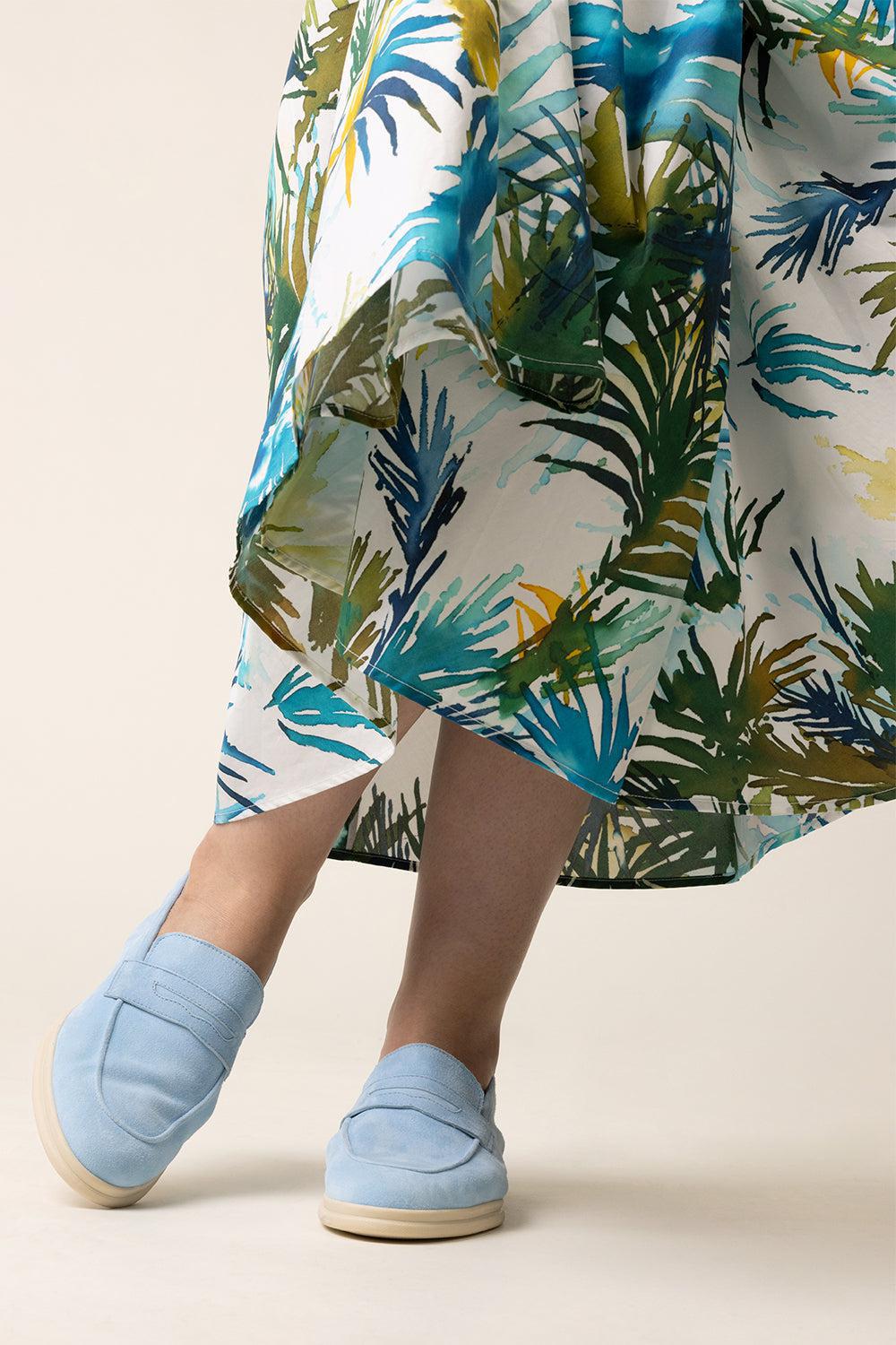 Essenziale Suede Loafer - Baby Blue-BABYBLUE-36-SHOEFLAT SHOE-SOPHIQUE