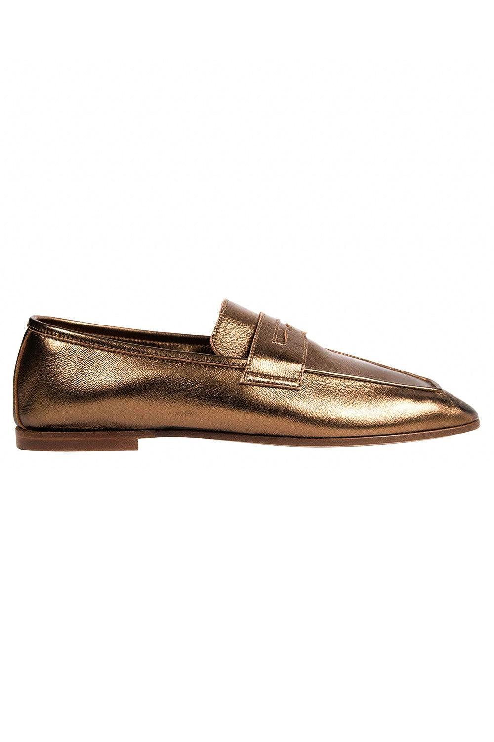  Essenziale Loafers - Bronze-BRONZE-36-SHOEFLAT SHOE-SOPHIQUE 