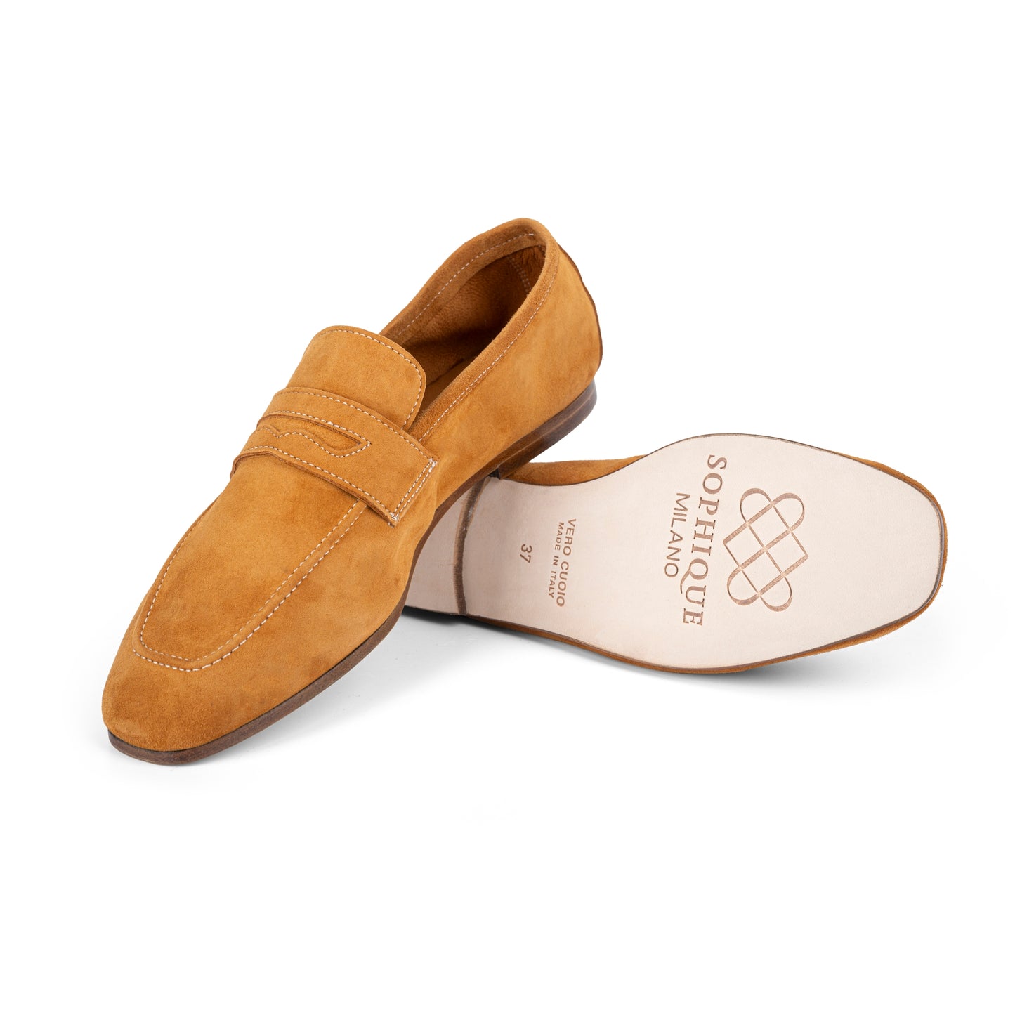 Essenziale Loafers - Cognac-COGNAC-36-SHOEFLAT SHOE-SOPHIQUE