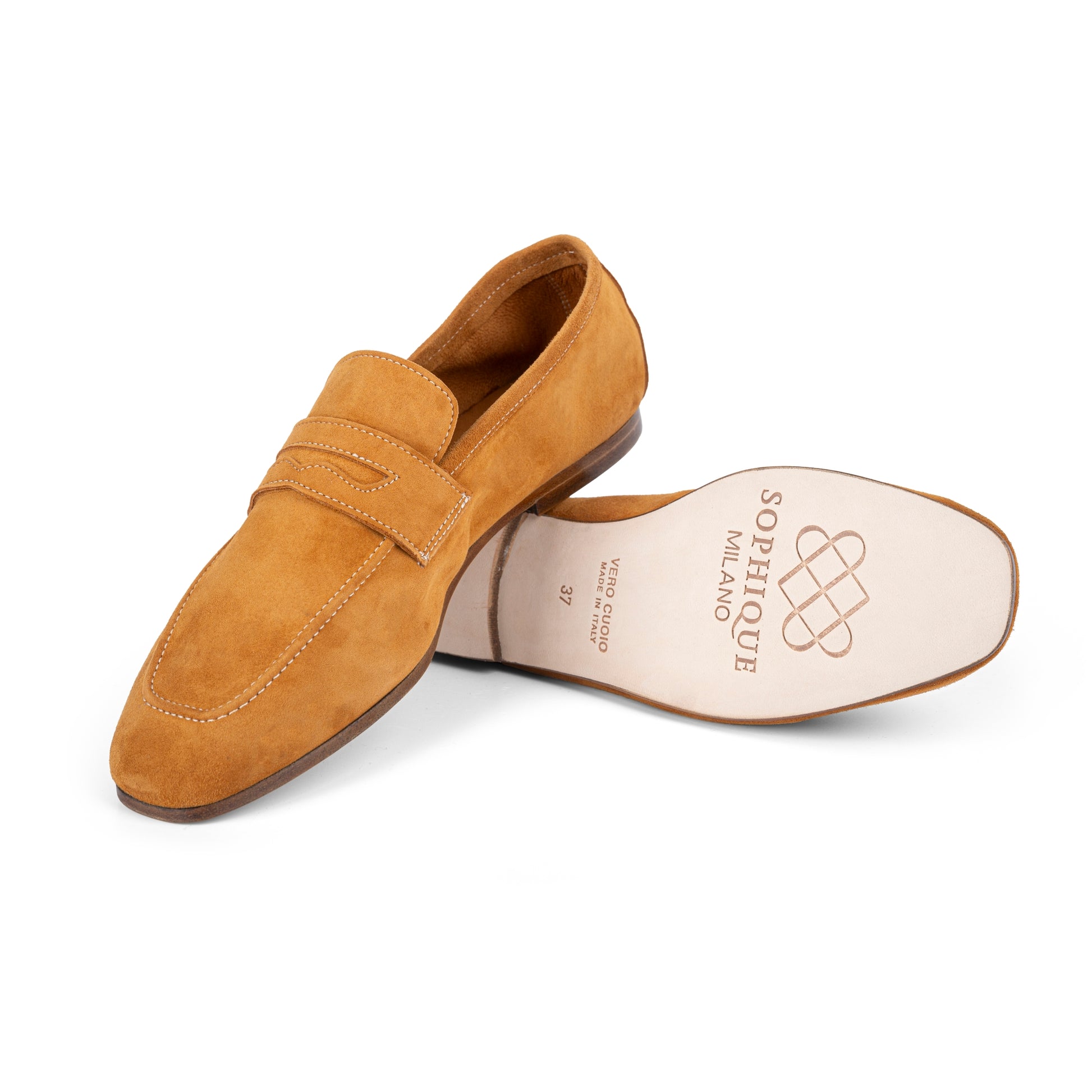 Essenziale Loafers - Cognac-COGNAC-36-SHOEFLAT SHOE-SOPHIQUE