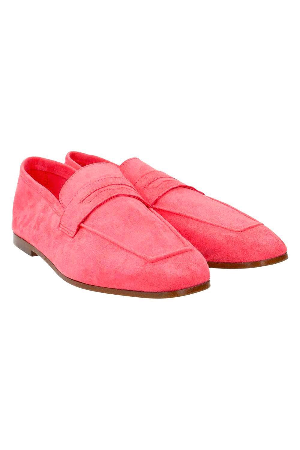  Essenziale Suede Loafer - Coral-CORAL-36-SHOEFLAT SHOE-SOPHIQUE 