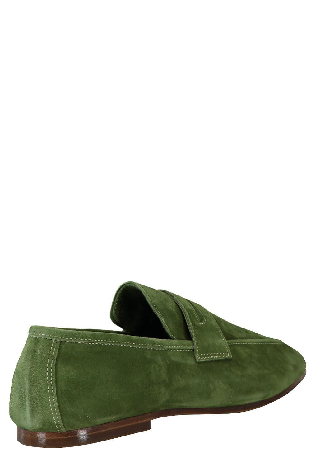 Essenziale Loafers - Green-DRK GRN-36-SHOEFLAT SHOE-SOPHIQUE