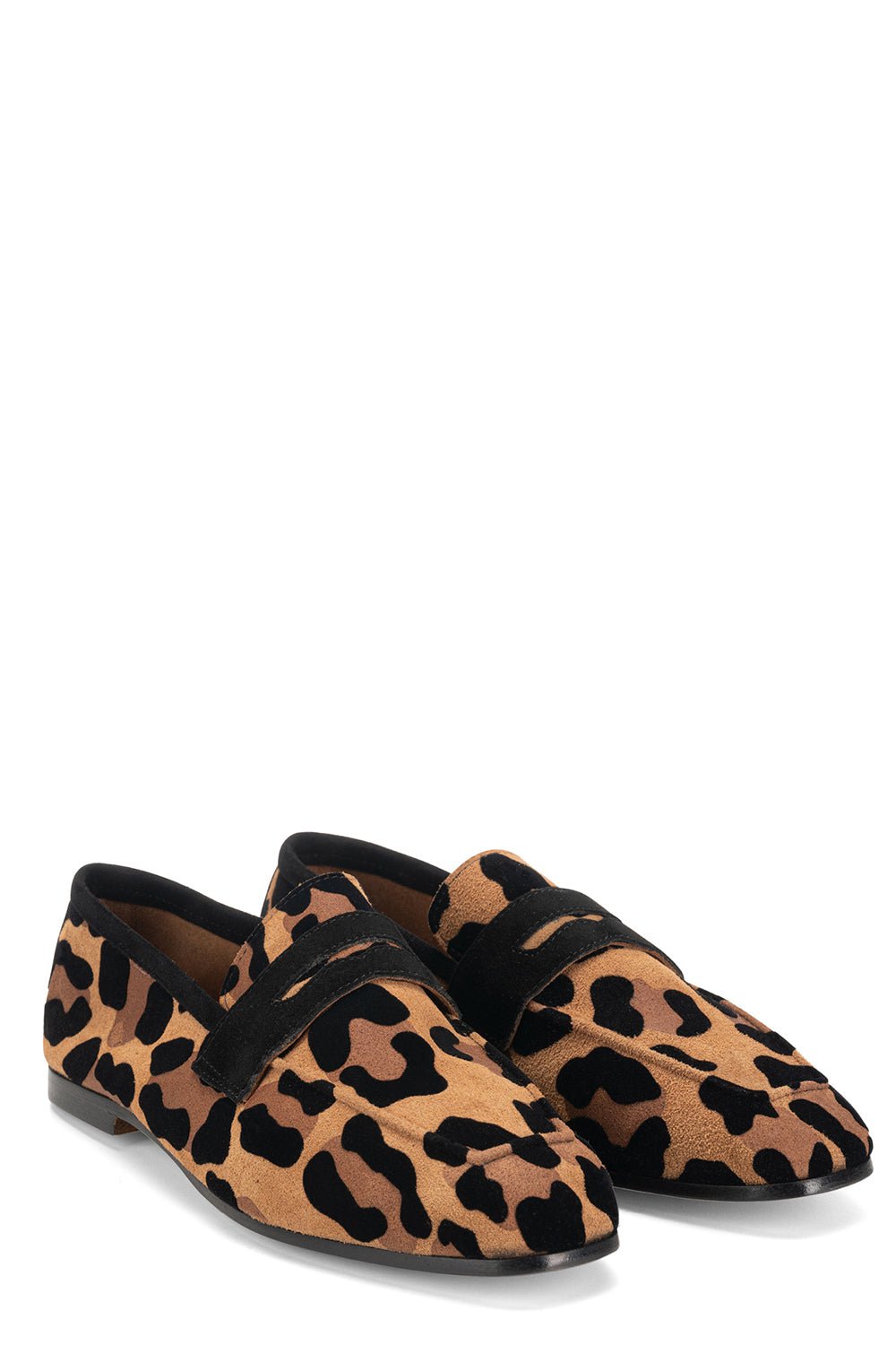 Essenziale Suede Loafer - Leopard
