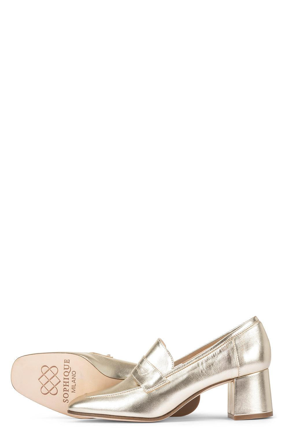 Essenziale Loafer - Gold-GOLD-36-SHOEPUMP-SOPHIQUE
