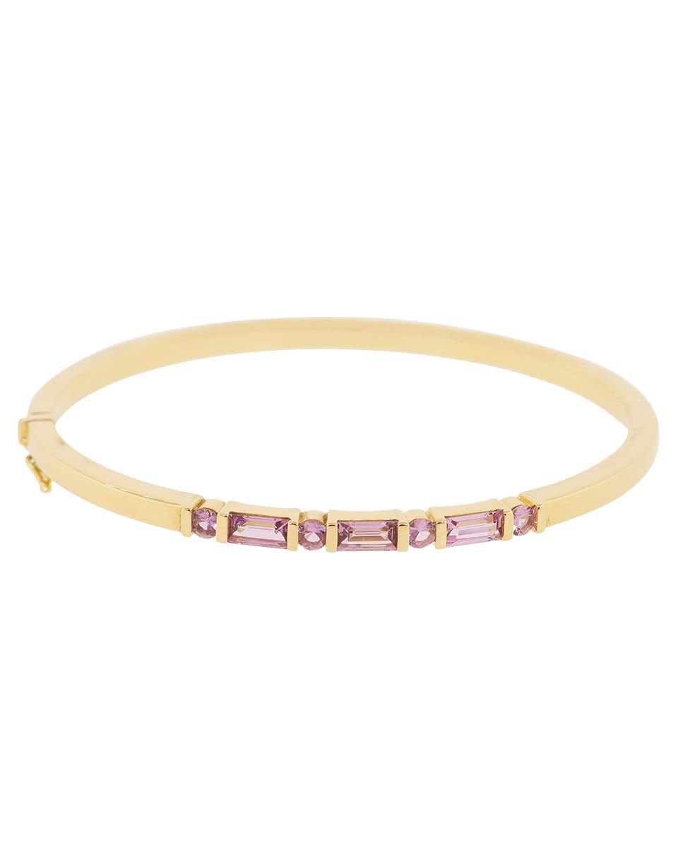 SORELLINA-Fortuna Pink Sapphire Bracelet-YELLOW GOLD