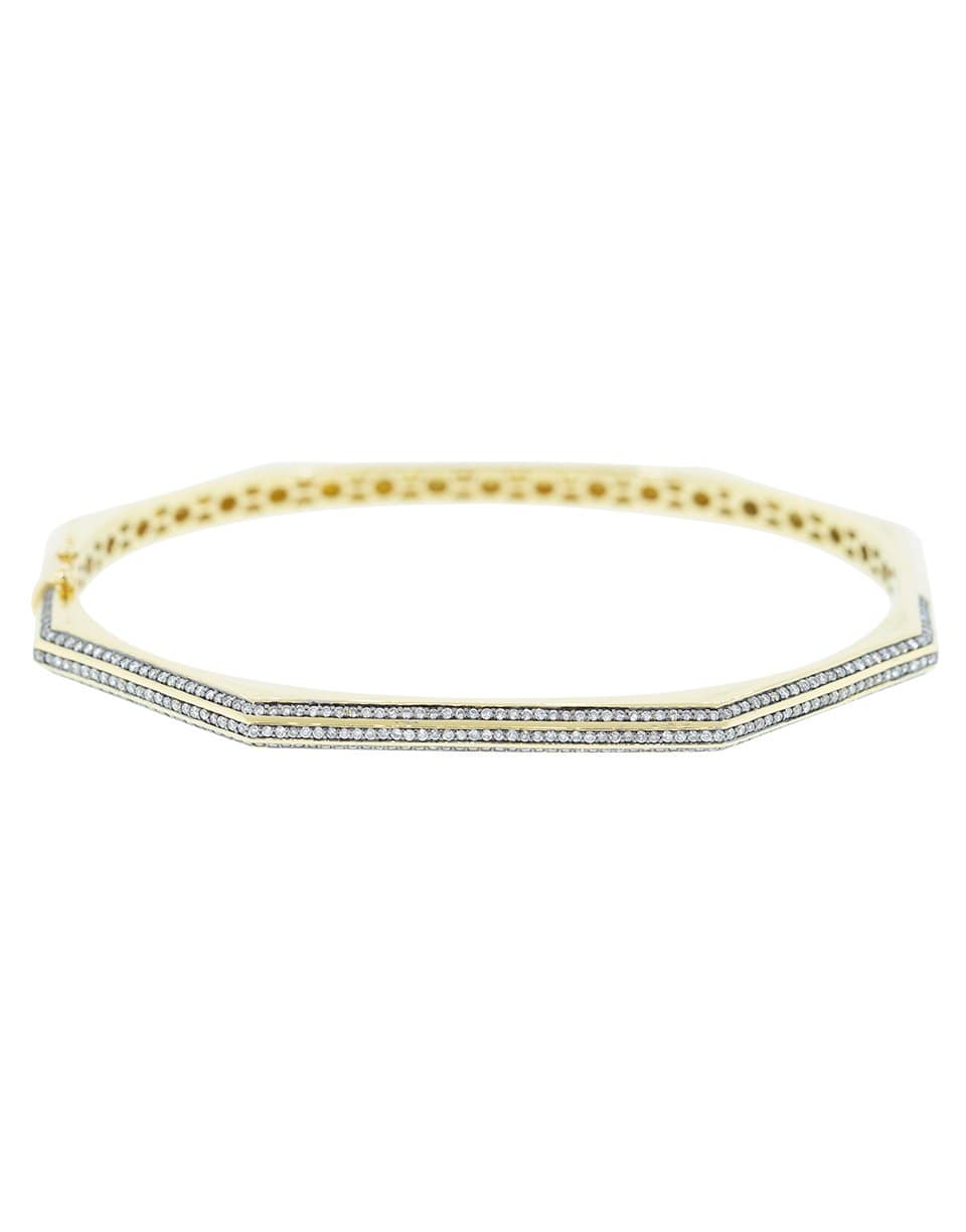 SORELLINA-Otto Plain Bracelet-YELLOW GOLD