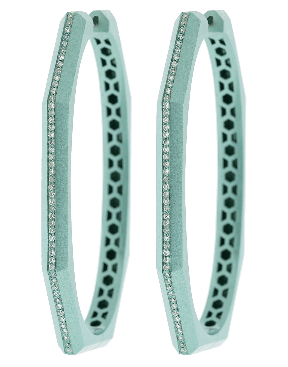 SORELLINA-Otto Mint Hoop Earrings-MINT