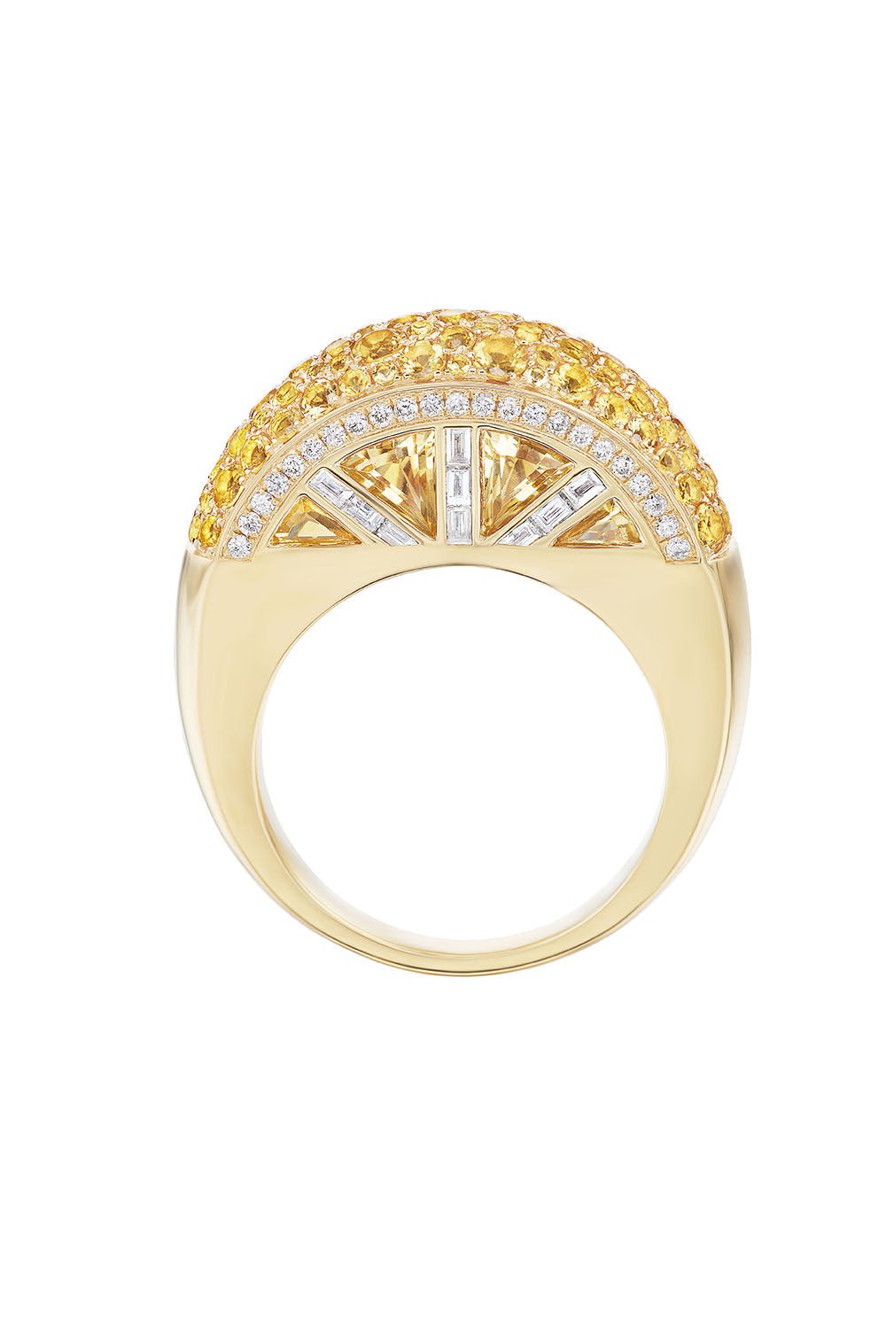 SORELLINA-Lemon Slice Ring-YELLOW GOLD