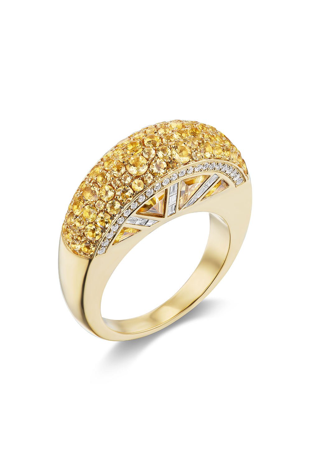 SORELLINA-Lemon Slice Ring-YELLOW GOLD