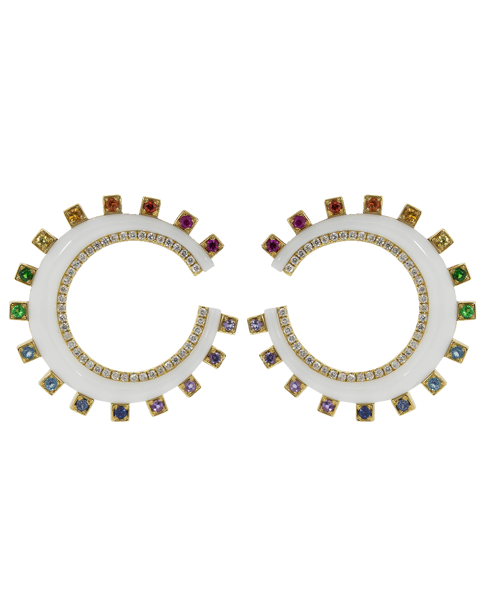SORELLINA-Monroe Crescent Earrings-YELLOW GOLD