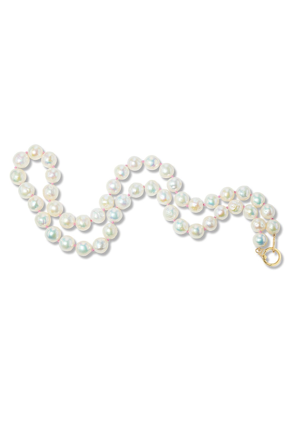 SORELLINA-Marea Pearl Necklace-YELLOW GOLD
