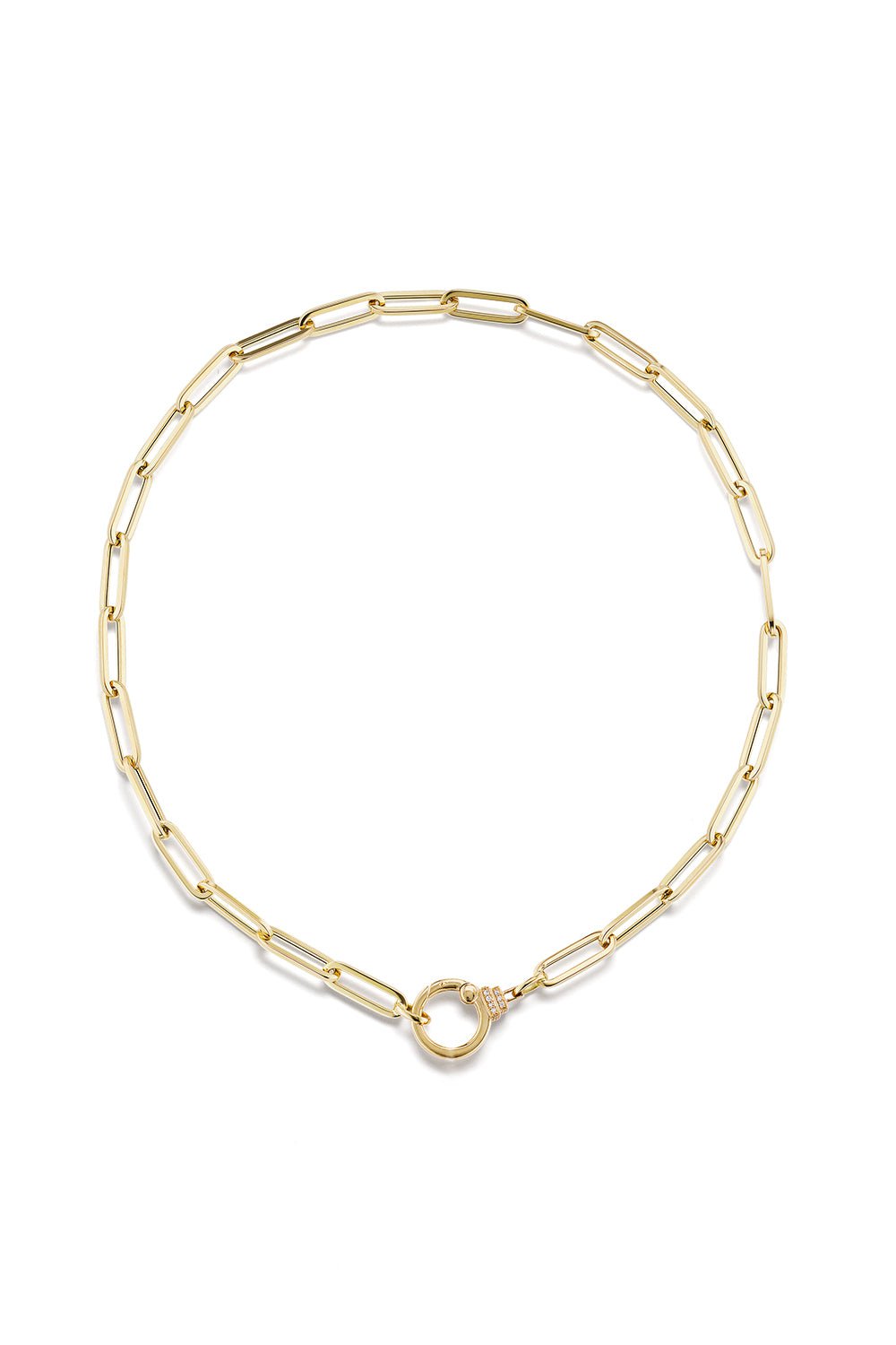 SORELLINA-Paperclip Chain-YELLOW GOLD