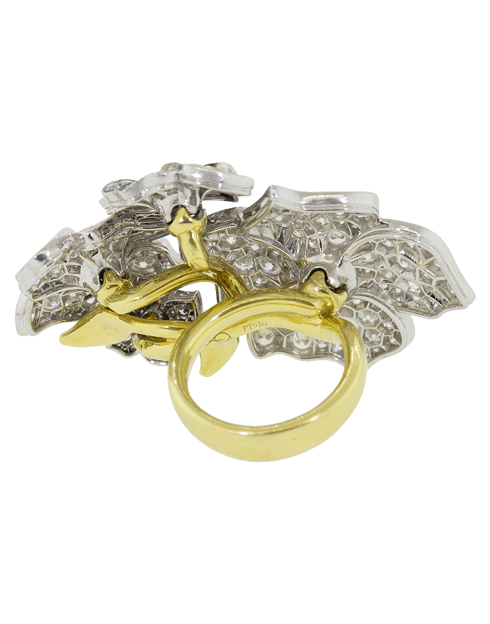 SORELLINA-Hail Storm Foire Multi Flower Ring-YELLOW GOLD