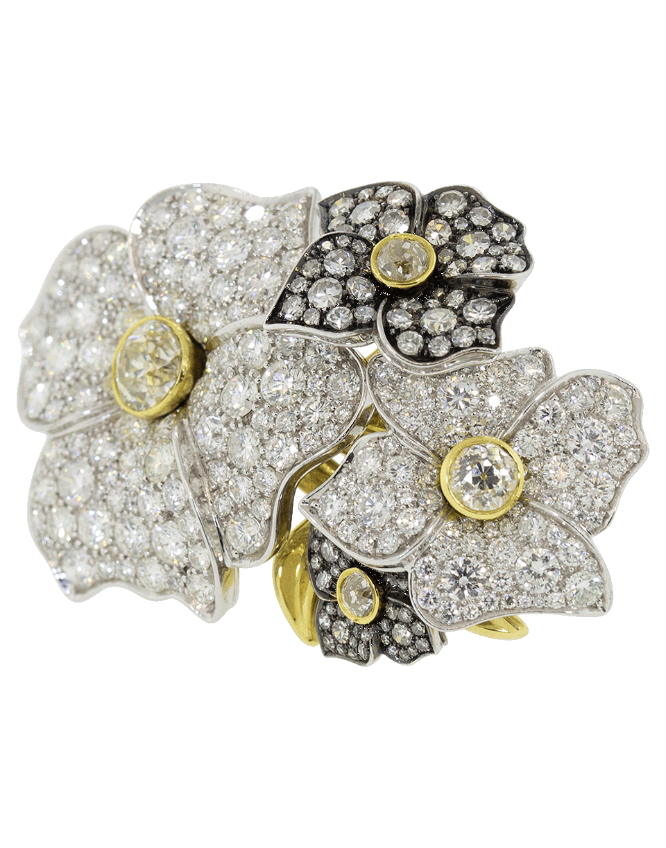 SORELLINA-Hail Storm Foire Multi Flower Ring-YELLOW GOLD