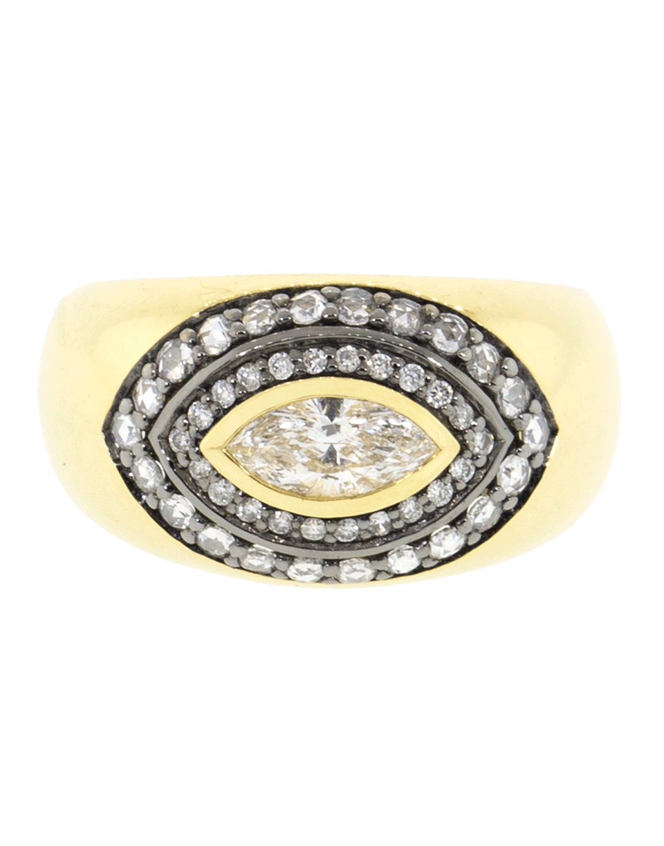 SORELLINA-Axl Marquis Diamond Ring-YELLOW GOLD