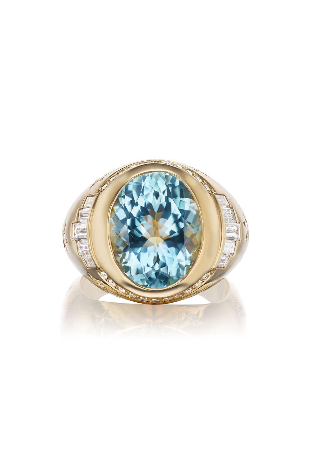 SORELLINA-Nomad Cocktail Ring-YELLOW GOLD