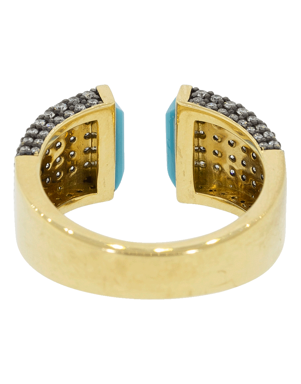 SORELLINA-Pave Open Stack Ring-YELLOW GOLD