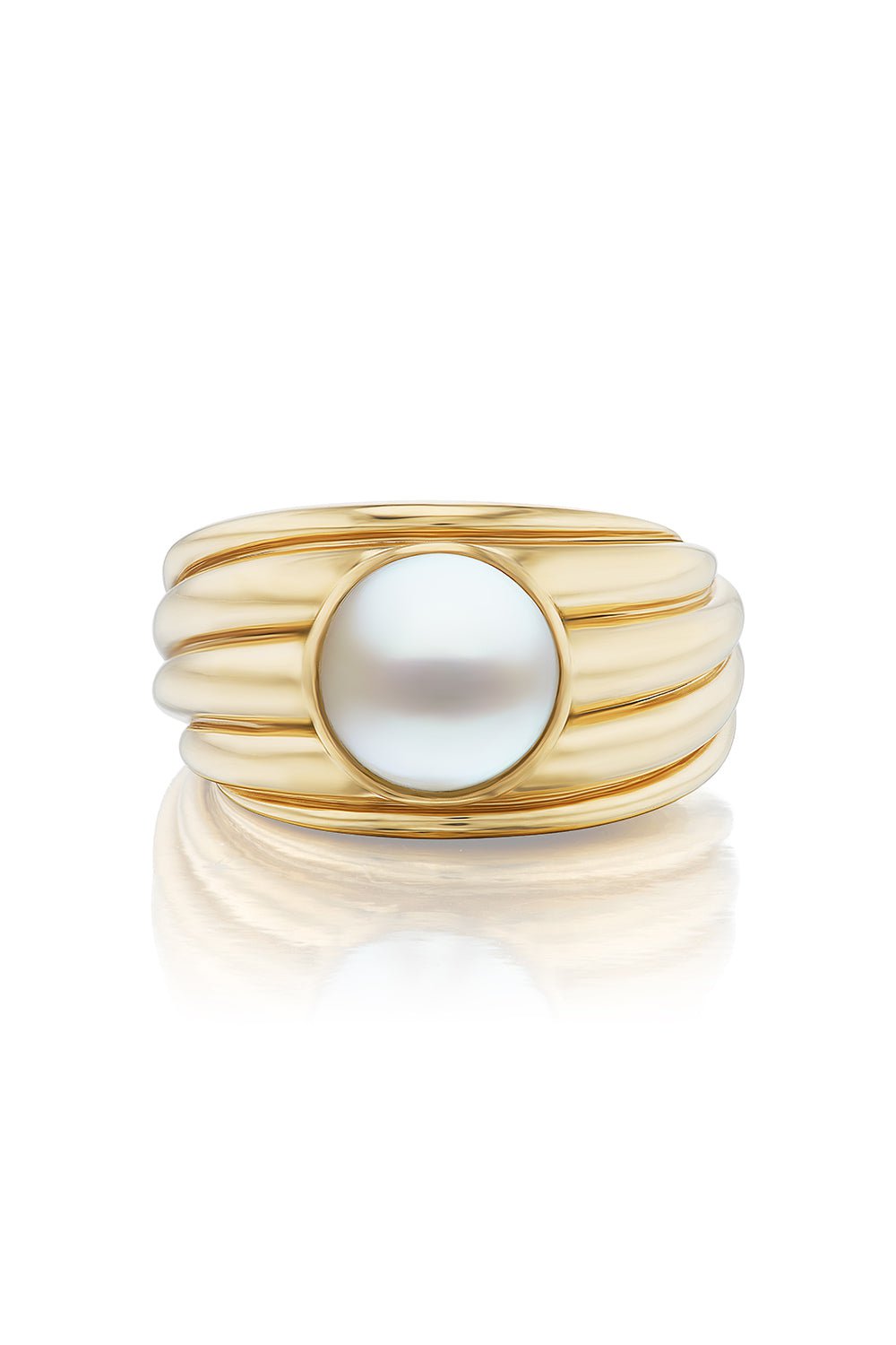SORELLINA-Pearl Marea Ring-YELLOW GOLD