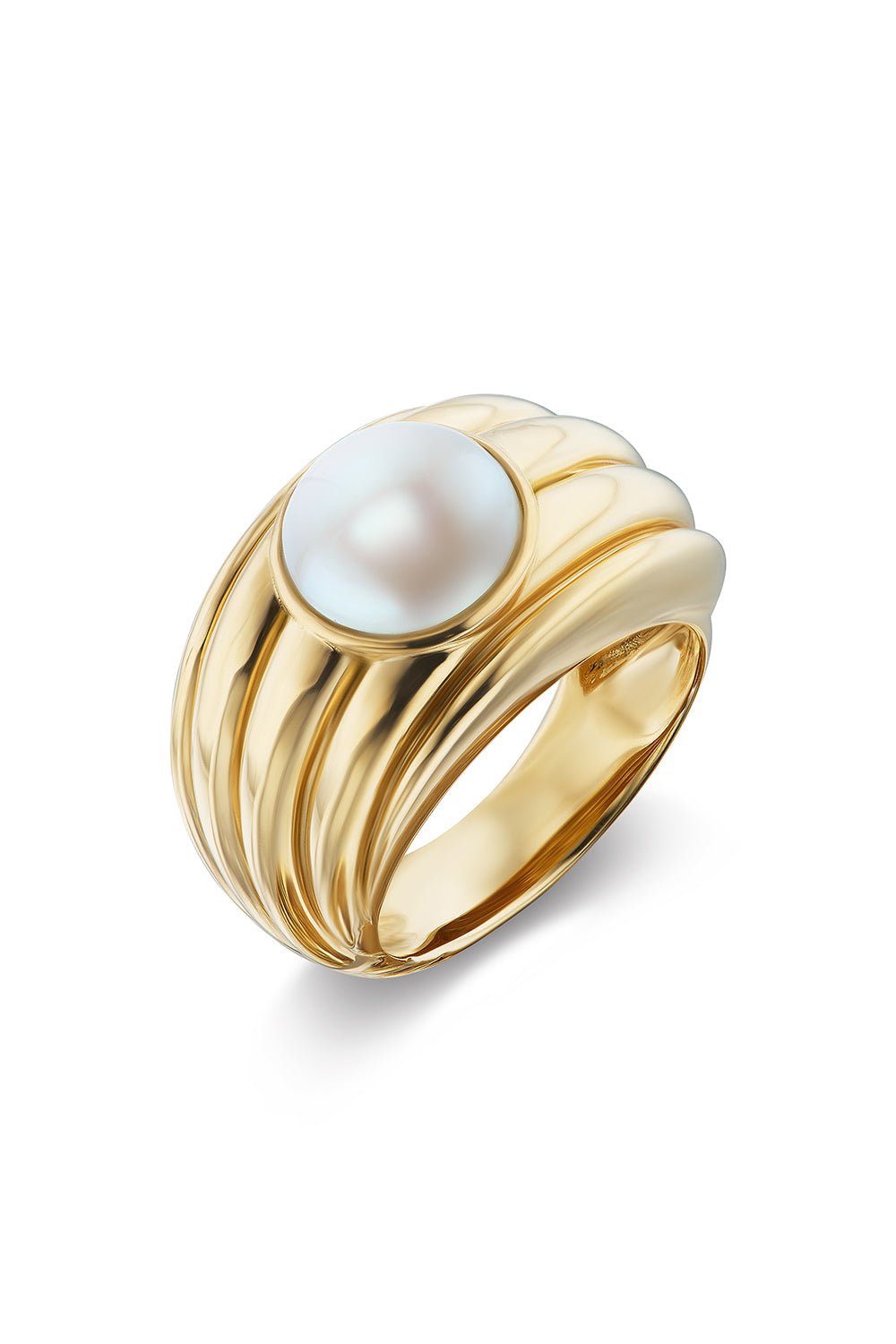 SORELLINA-Pearl Marea Ring-YELLOW GOLD