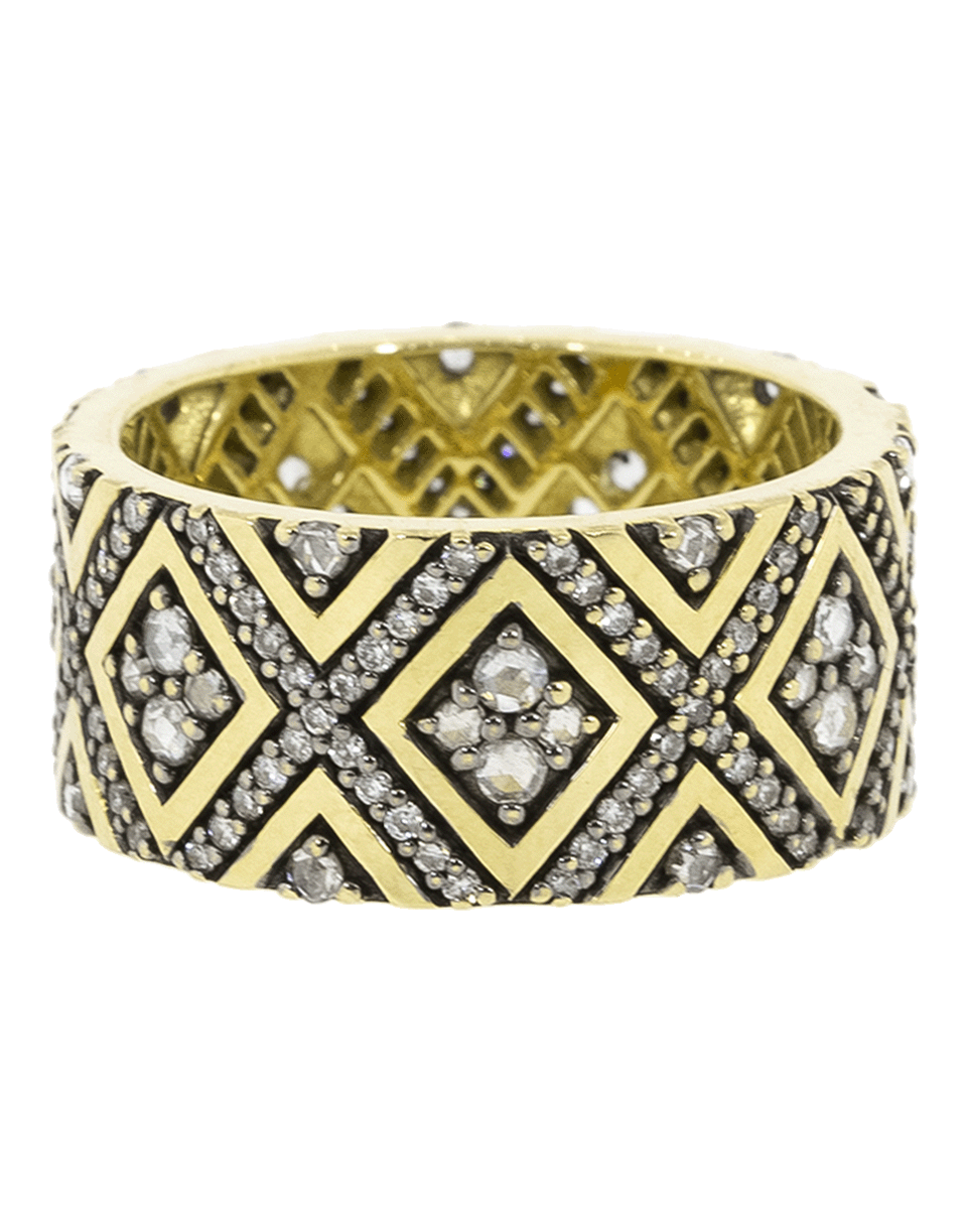 SORELLINA-Rattlesnake Diamond Ring-YELLOW GOLD