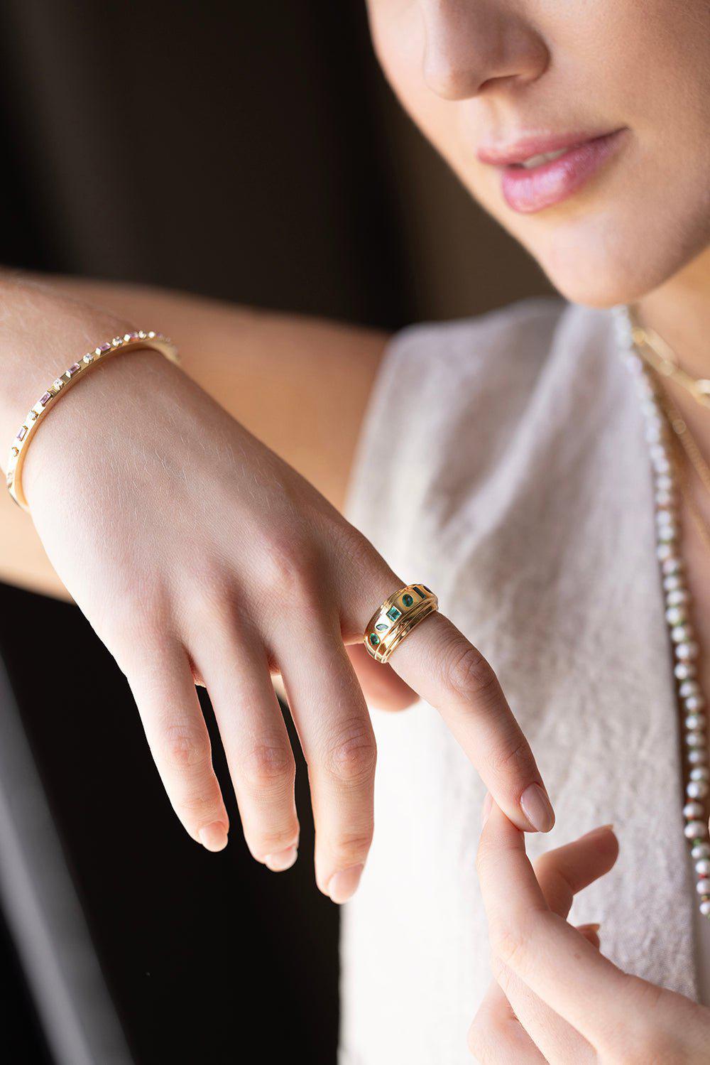 SORELLINA-Wrap Wring-YELLOW GOLD