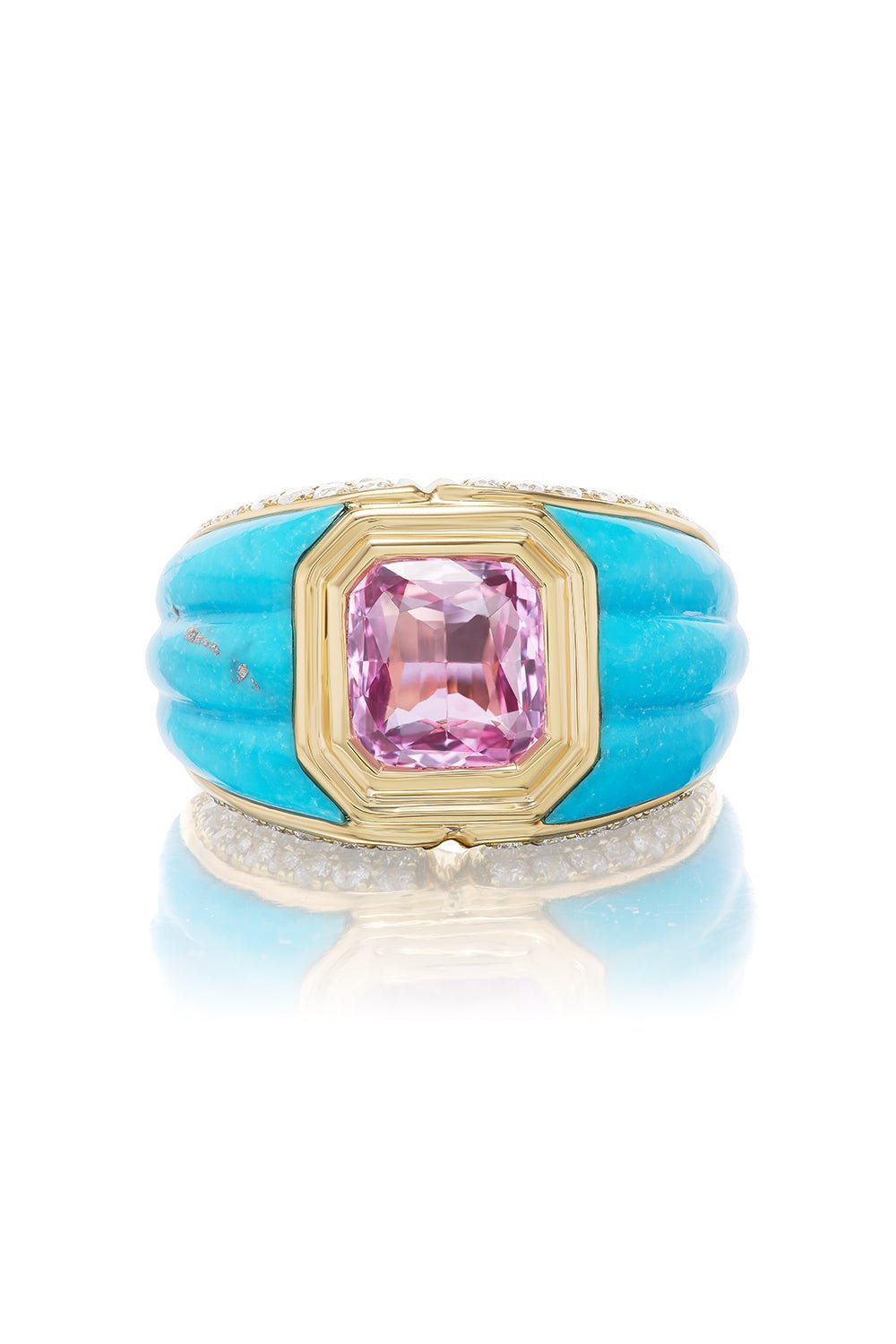 SORELLINA-Seashell Ring-YELLOW GOLD