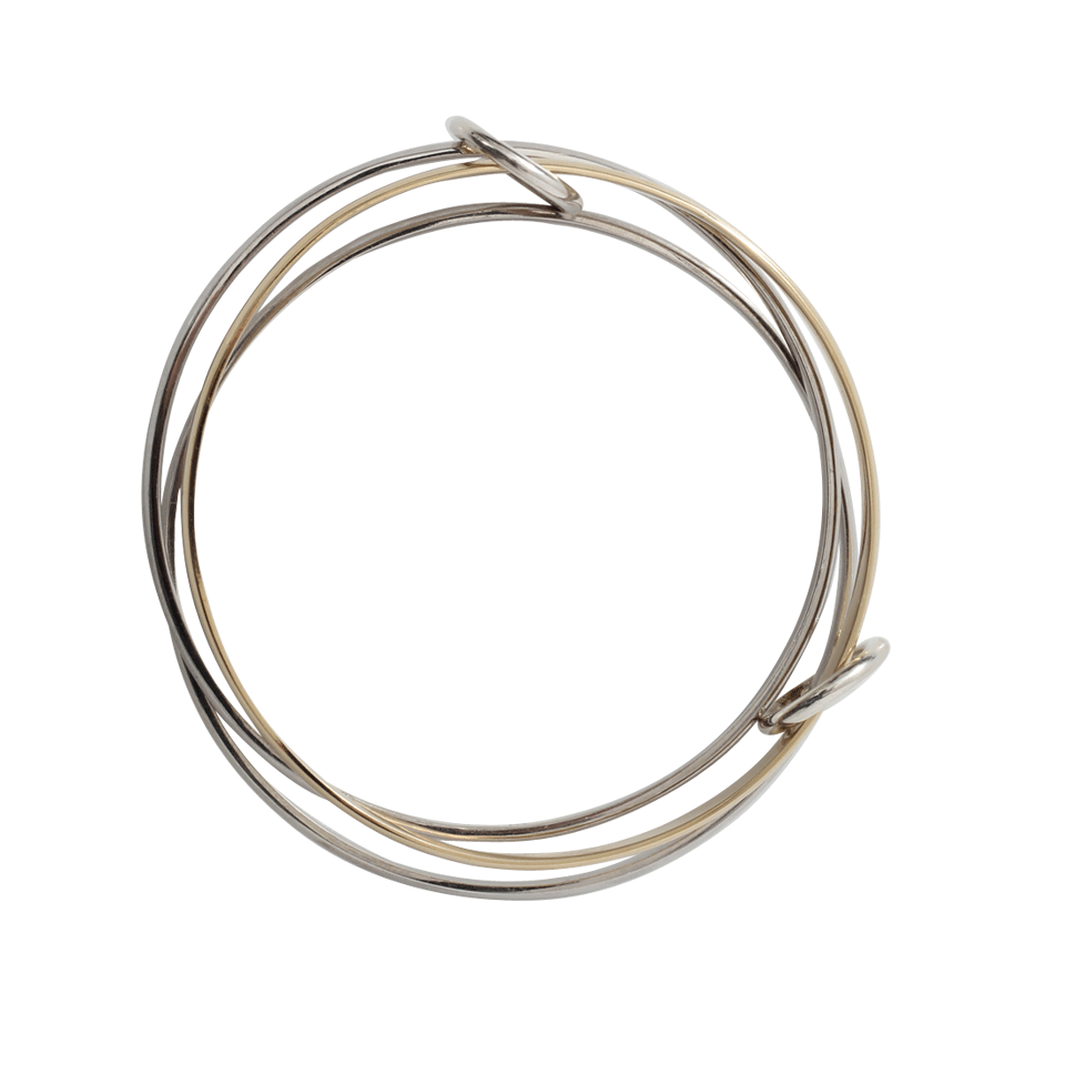 SPINELLI KILCOLLIN-Phaedra Three Link Bangle Bracelet-SILVER