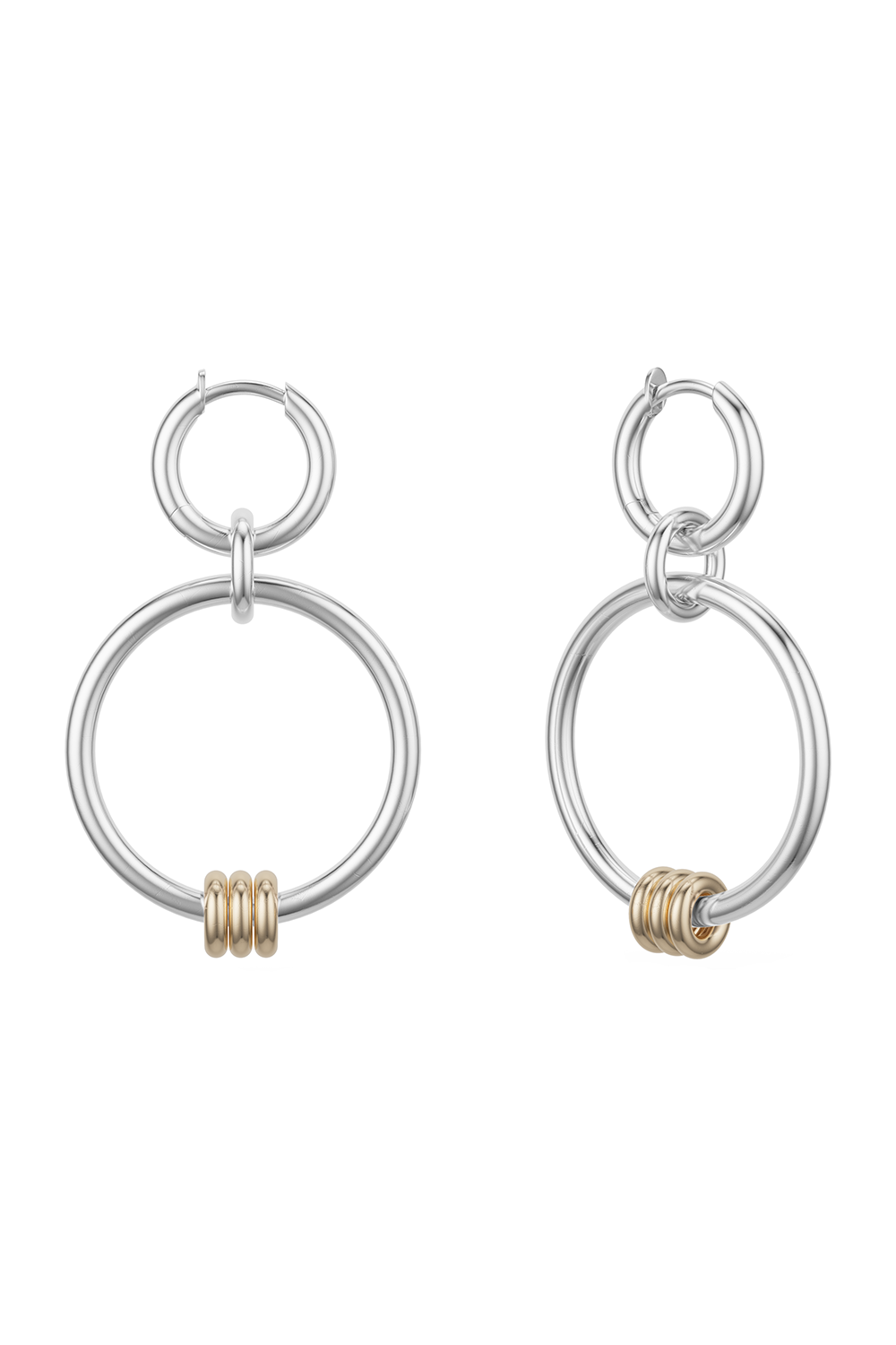 3 Annulet Asha SG Micro Hoop Earrings-SILVER-JEWELRYFINE JEWELEARRING-SPINELLI KILCOLLIN