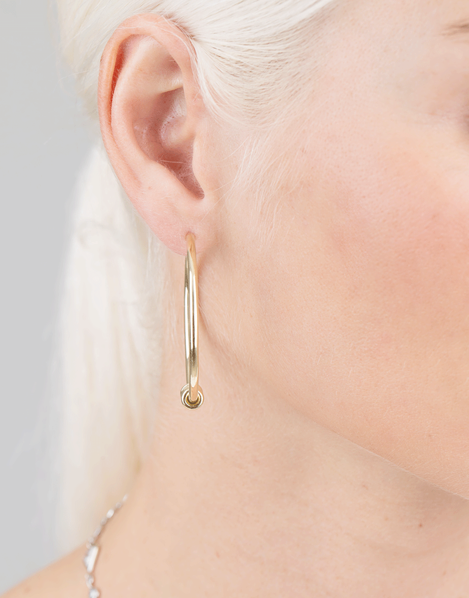 SPINELLI KILCOLLIN-Pegaus Hoop Earrings-YELLOW GOLD