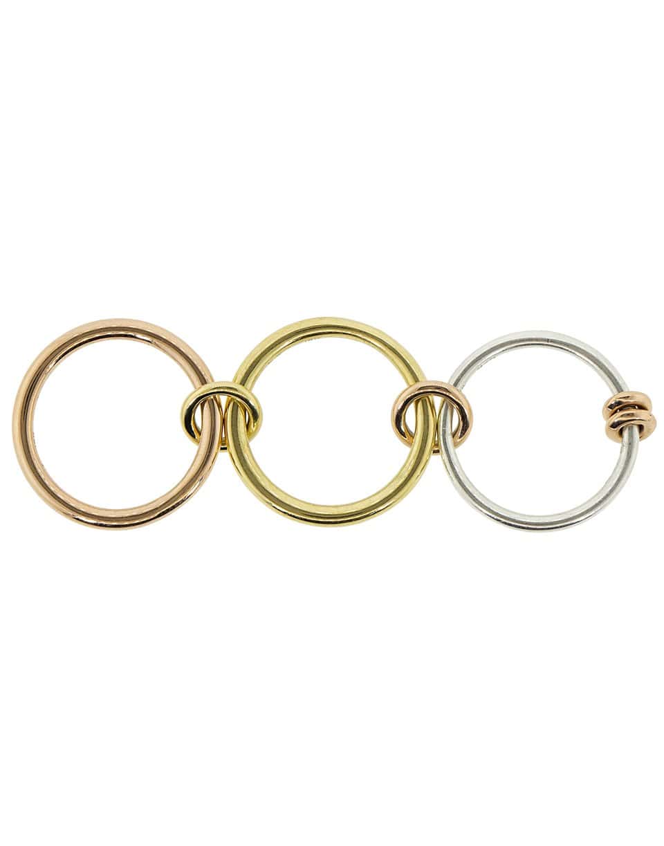 SPINELLI KILCOLLIN-Raneth Mixed 3 Link Rings-ROSE GOLD