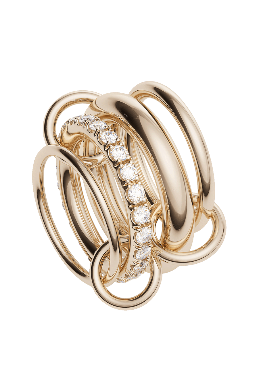 SPINELLI KILCOLLIN-Luna Rose 4 Link Rings-ROSE GOLD