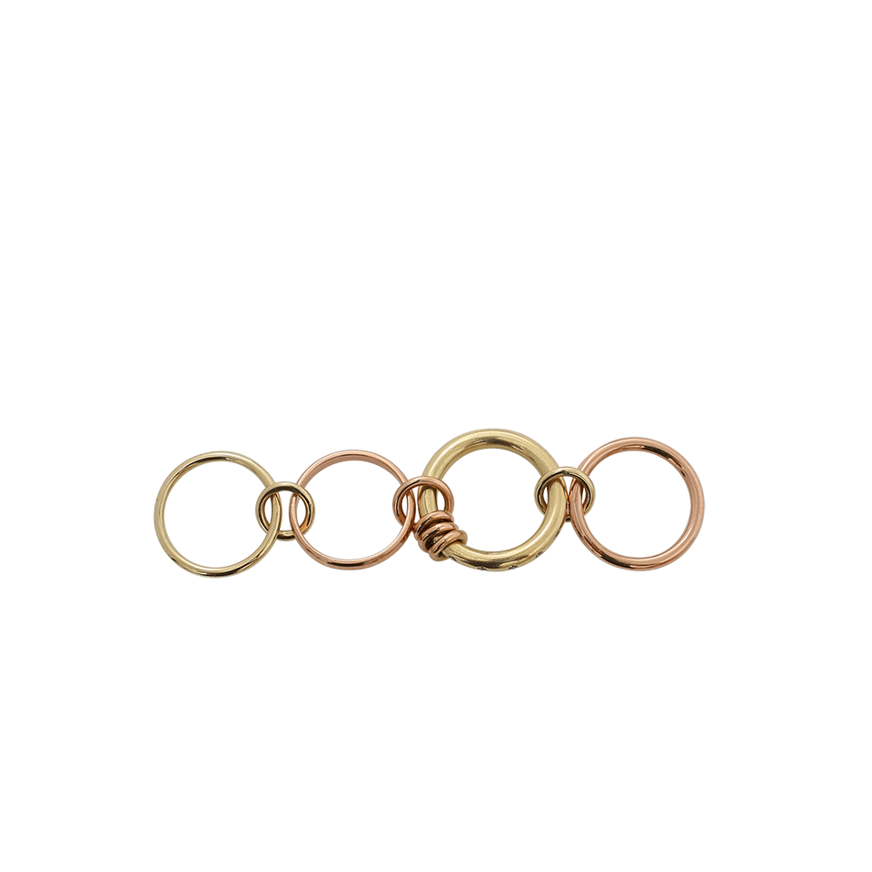 SPINELLI KILCOLLIN-Lyra Gold 4 Link Rings-ROSE GOLD