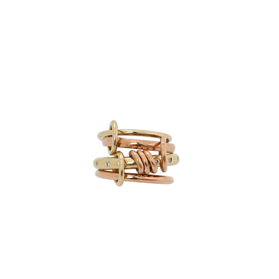 SPINELLI KILCOLLIN-Lyra Gold 4 Link Rings-ROSE GOLD