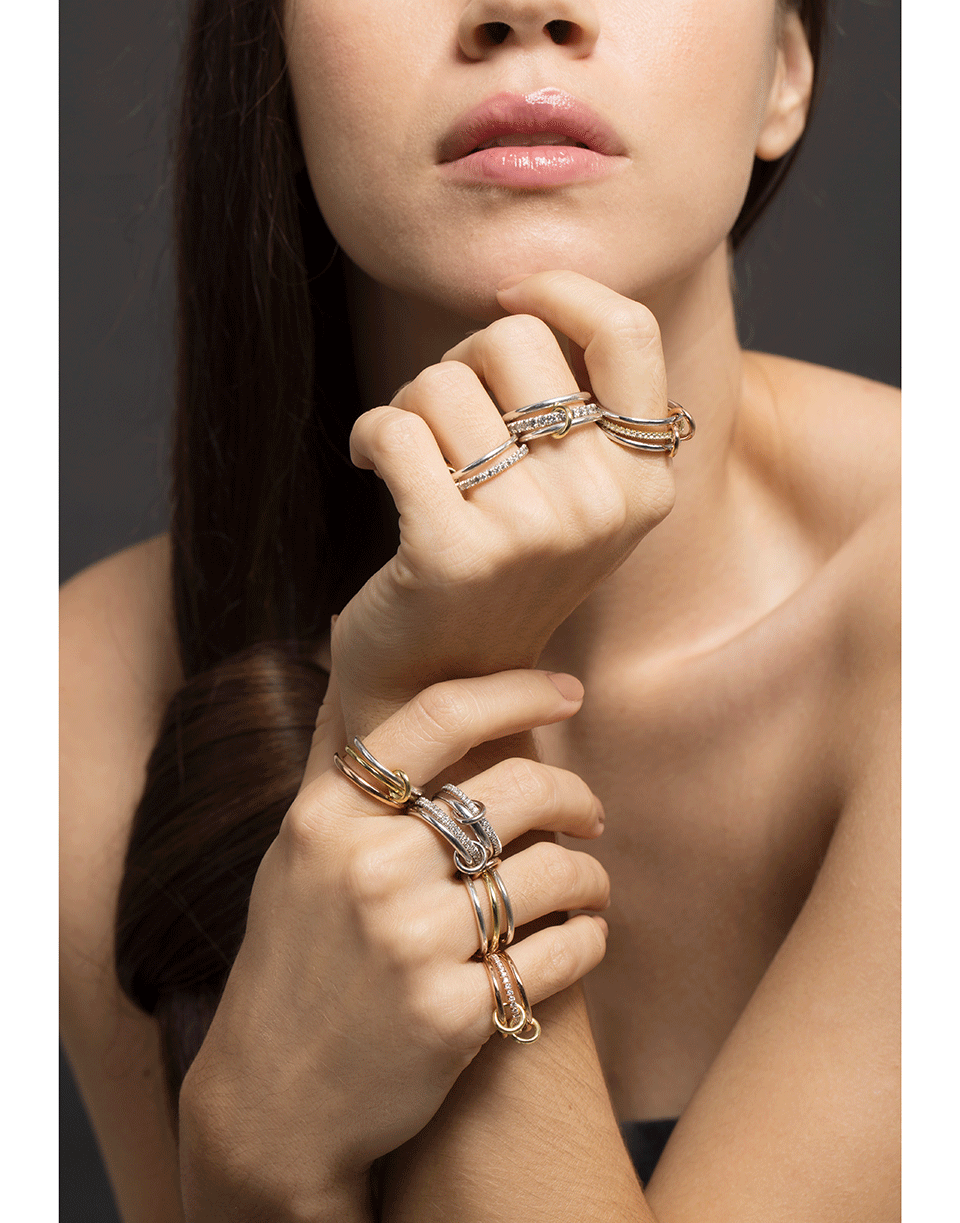 SPINELLI KILCOLLIN-Three Linked Sonny Rings-ROSE GOLD