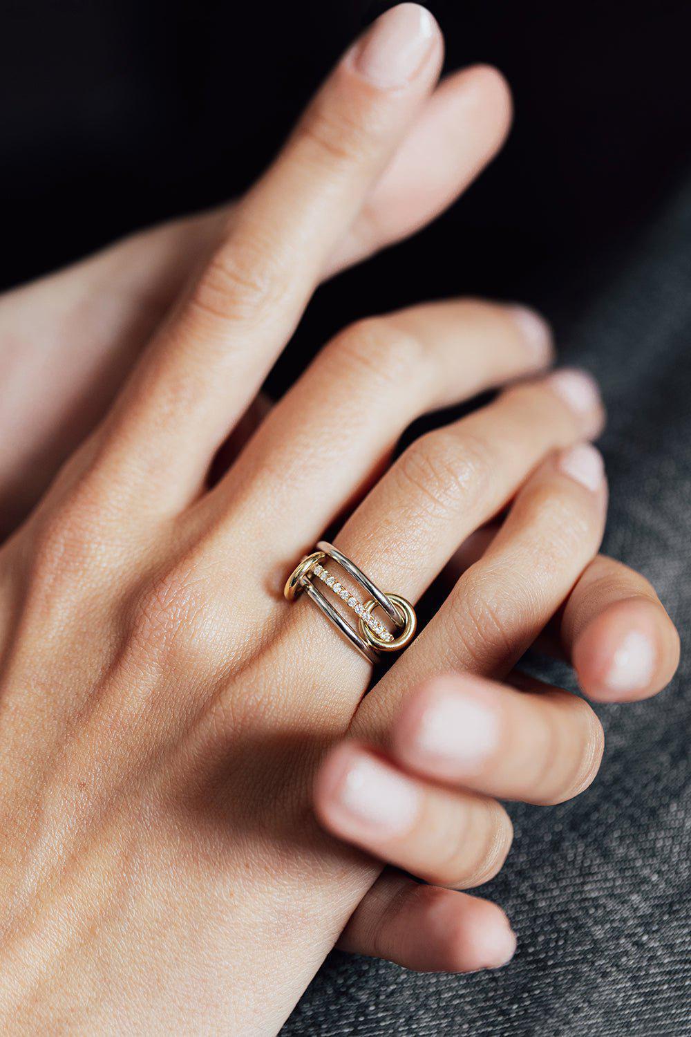SPINELLI KILCOLLIN-Pisces SG Four Link Ring-SILVER