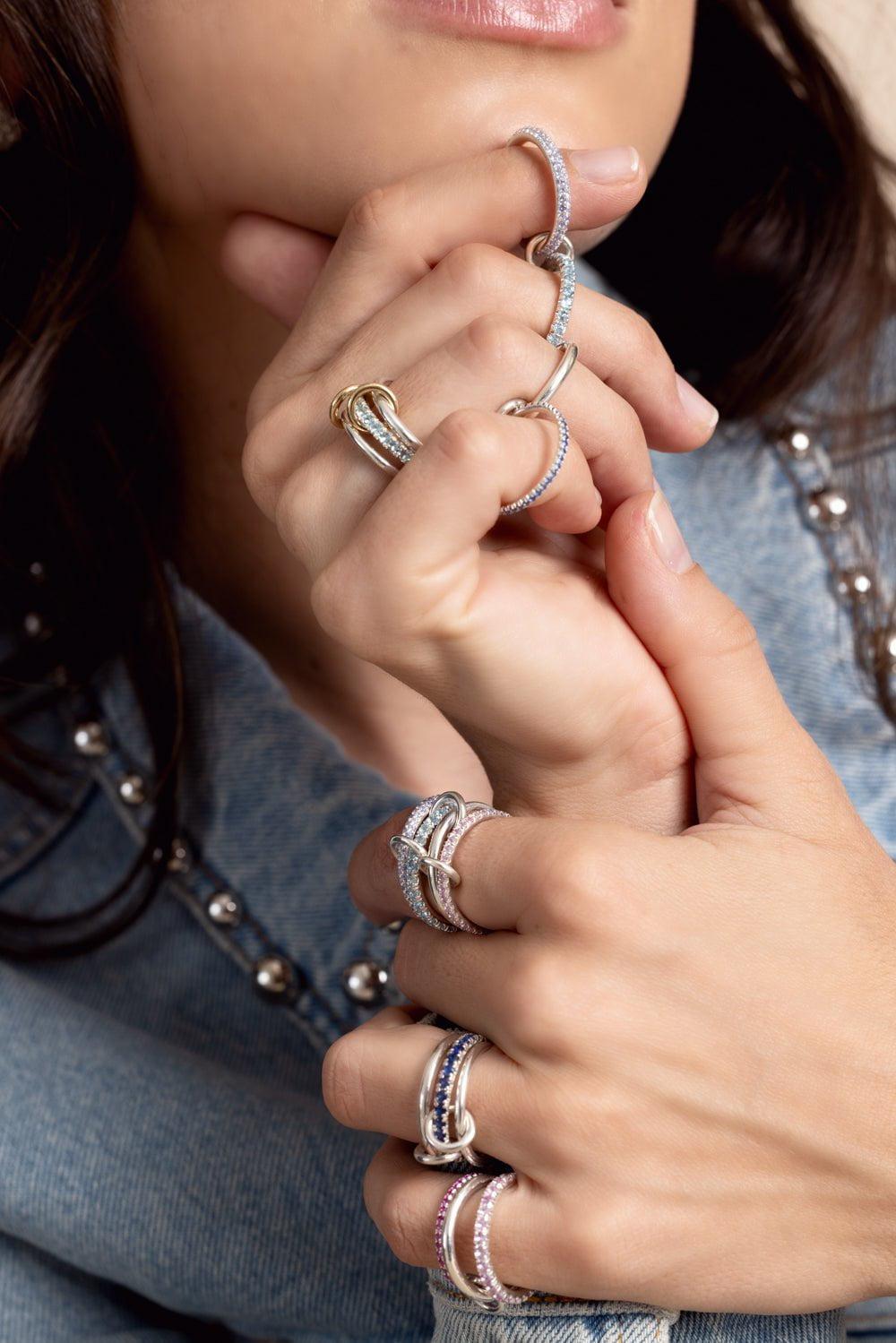 SPINELLI KILCOLLIN-Iris Four Link Ring-SILVER