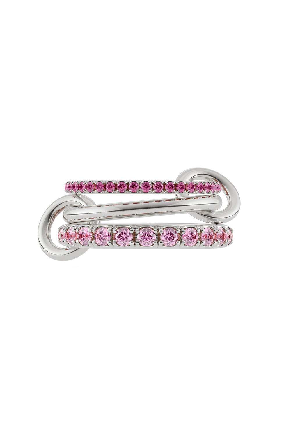SPINELLI KILCOLLIN-Norah Three Link Ring - Silver-