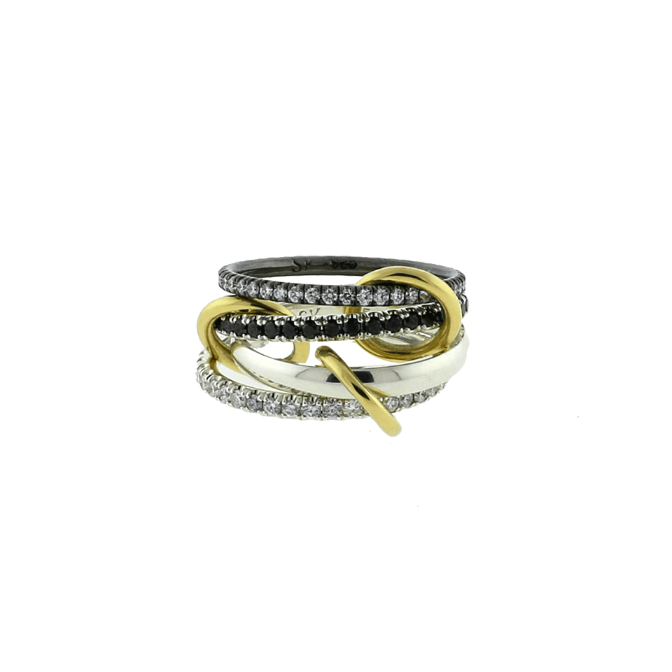 SPINELLI KILCOLLIN-Sagittarius Four Linked Rings-SILVER