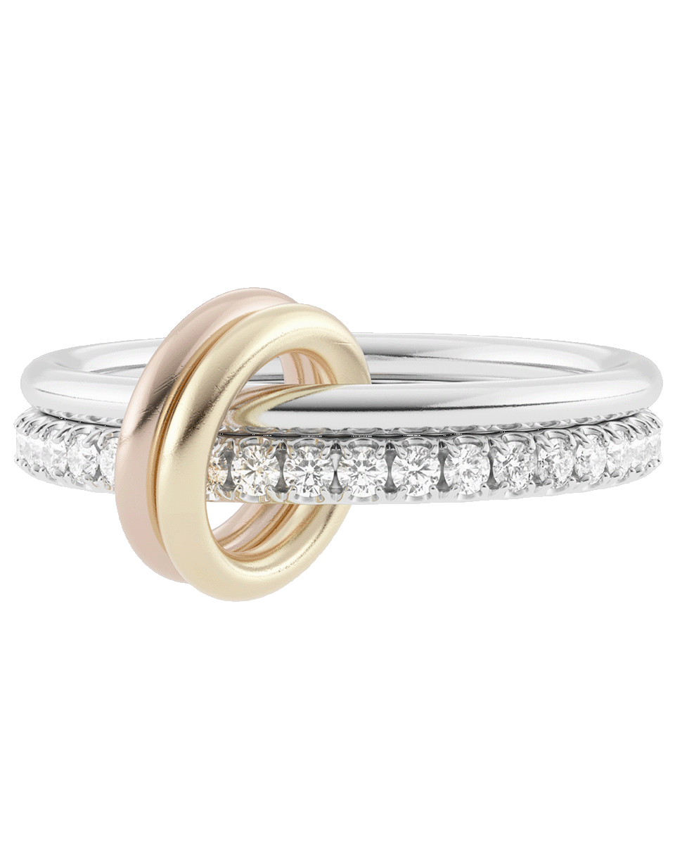 SPINELLI KILCOLLIN-Two Linked Marigold Rings-SILVER