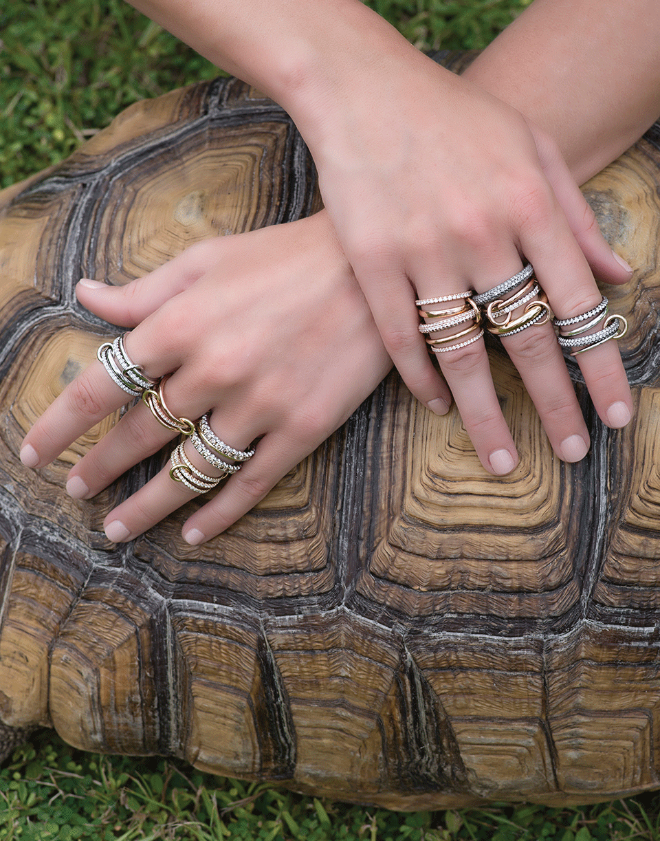 SPINELLI KILCOLLIN-Vega 4 Linked Rings-SILVER