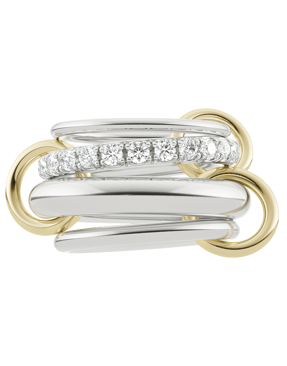 SPINELLI KILCOLLIN-4 Linked Luna SG Rings-SILVER