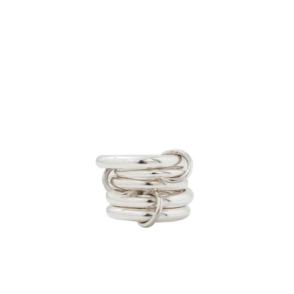 SPINELLI KILCOLLIN-Aquarius Five Link Ring-SILVER