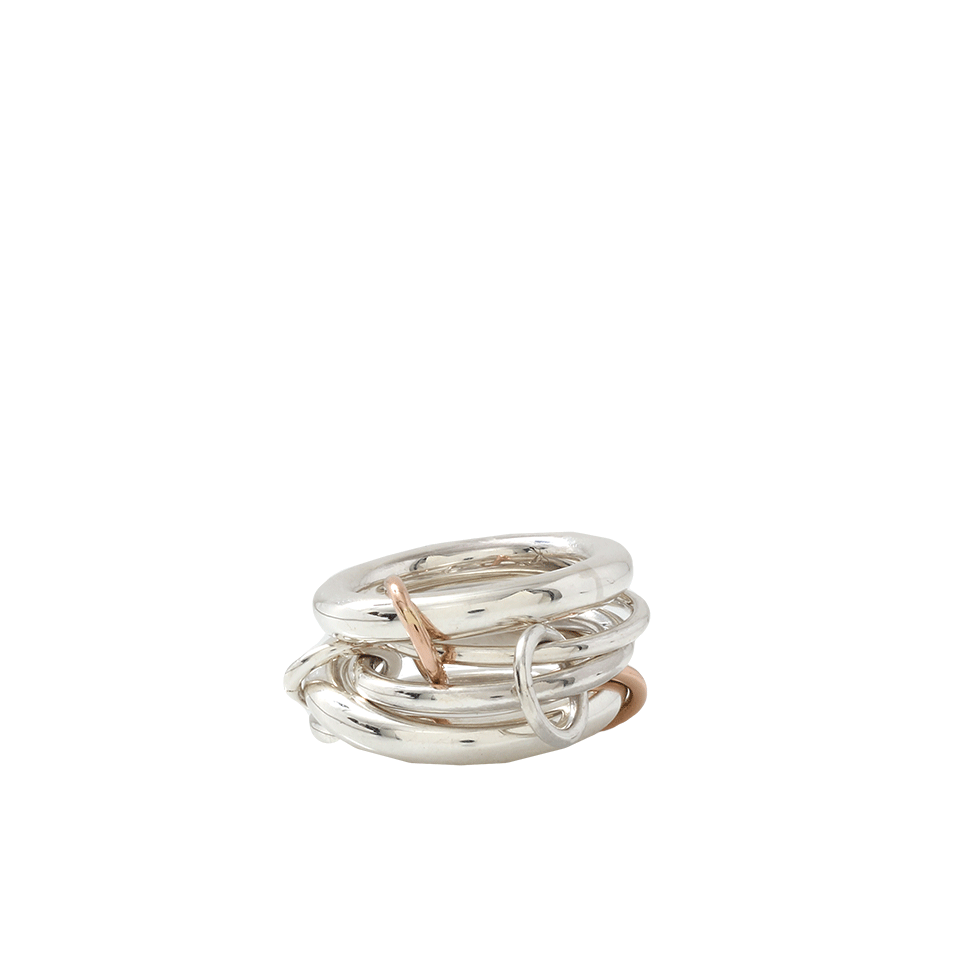SPINELLI KILCOLLIN-Vela Five Link Ring-SILVER