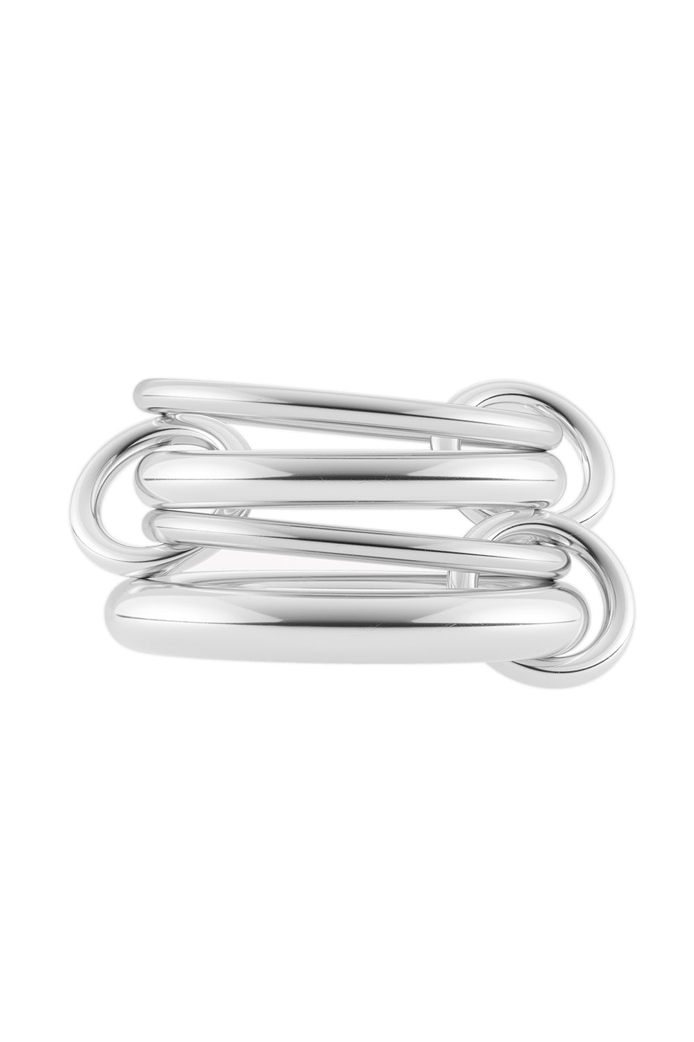 Hyancinth Four Link Ring-SILVER-9-JEWELRYFINE JEWELRING-SPINELLI KILCOLLIN