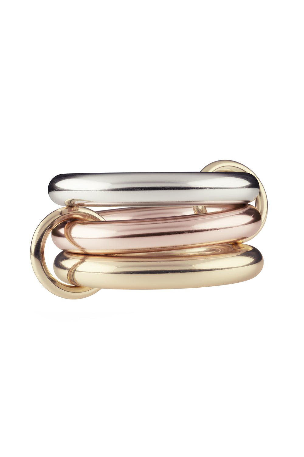SPINELLI KILCOLLIN-Mercury MX Three Linked Ring-YELLOW GOLD