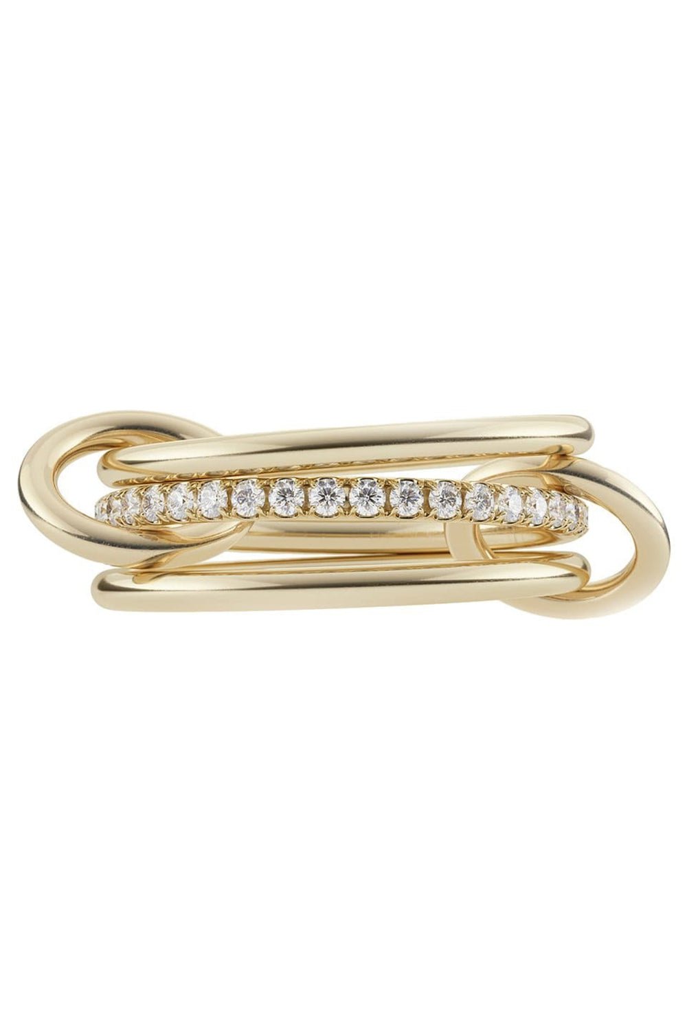 SPINELLI KILCOLLIN-Sonny YG Diamond 3 Link Ring-
