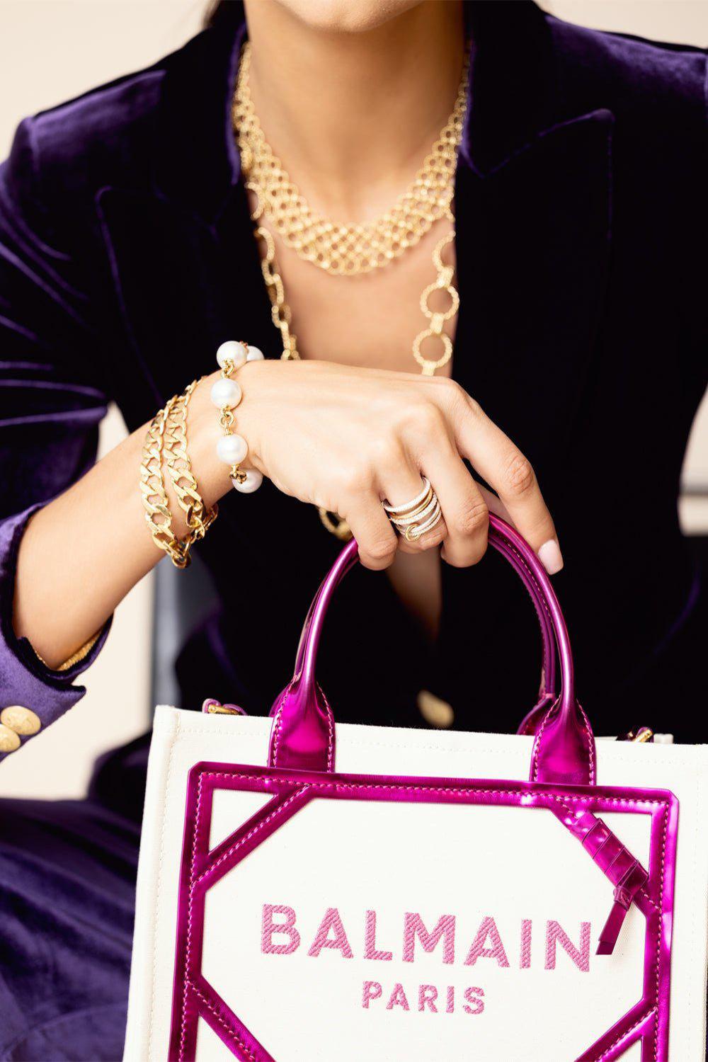 SPINELLI KILCOLLIN-Leyla SG 5 Link Ring-YELLOW GOLD